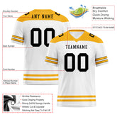 Custom Pittsburgh Personalized Authentic Football Jersey FBJ02-E0607-7